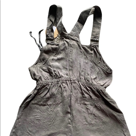 Grey Honey Punch Overall Shorts Size US L - Picture 6 of 6